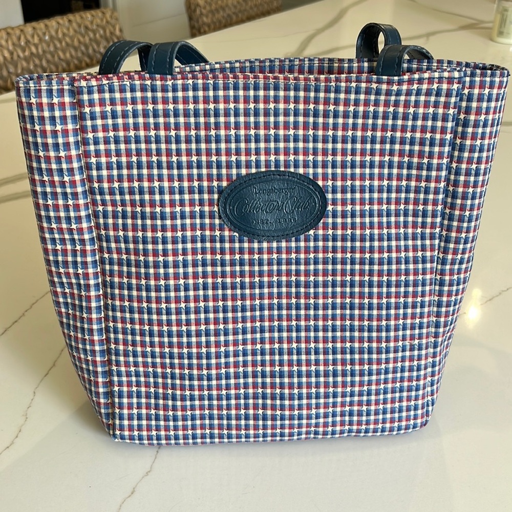 Longaberger bag- Americana plaid